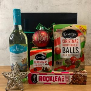 white wine & chocolate christmas hamper