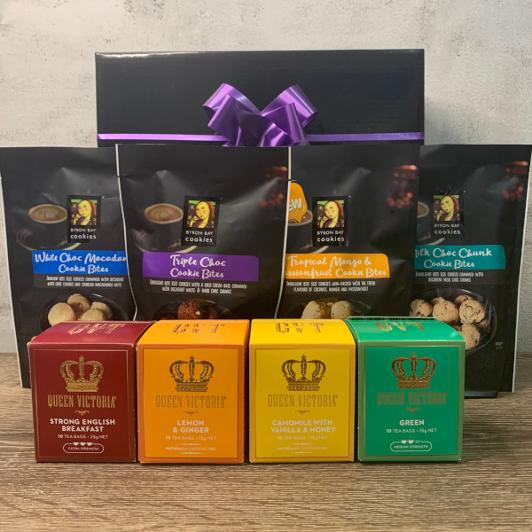 tea & cookies gift hamper gold coast