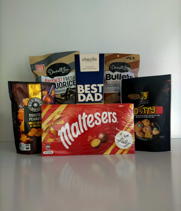 dads sweet treats gift hamper