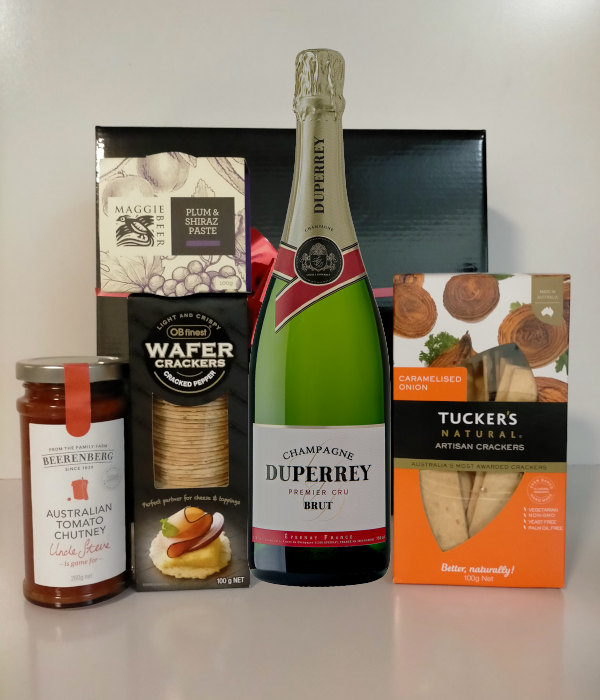 champagne gourmet gift hamper gold coast