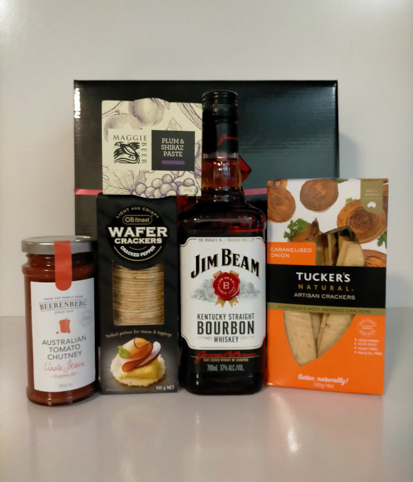 Jim Beam bourbon gourmet gift hamper