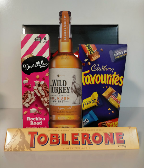 wild turkey bourbon chocolate gift pack