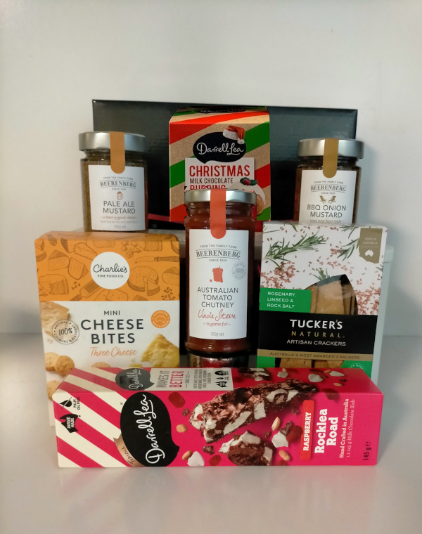 gourmet christmas chocolate pudding gift hamper
