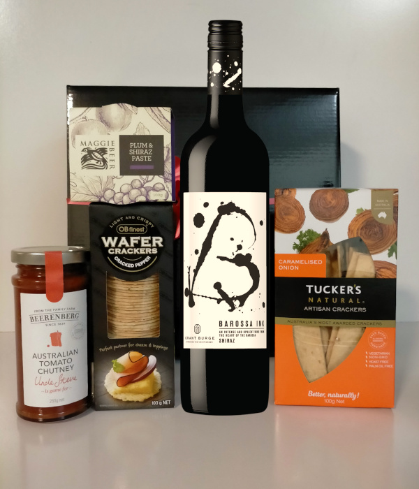 shiraz red wine gift hamper gold coast
