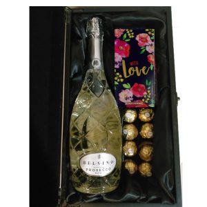 Valentine's day prosecco gift box