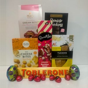 sweet savoury easter egg gift basket