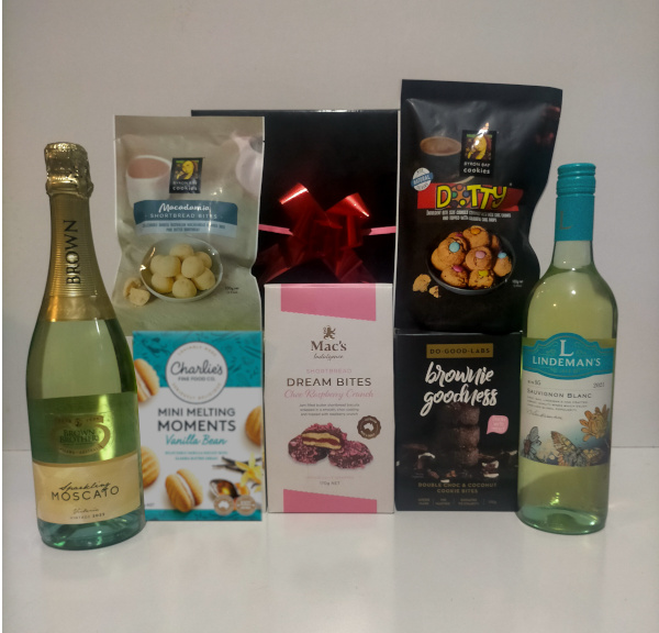 white wine cookie treats gift