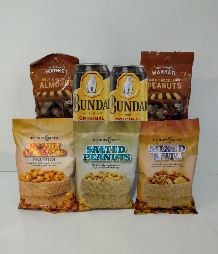 bundaberg rum nuts gift