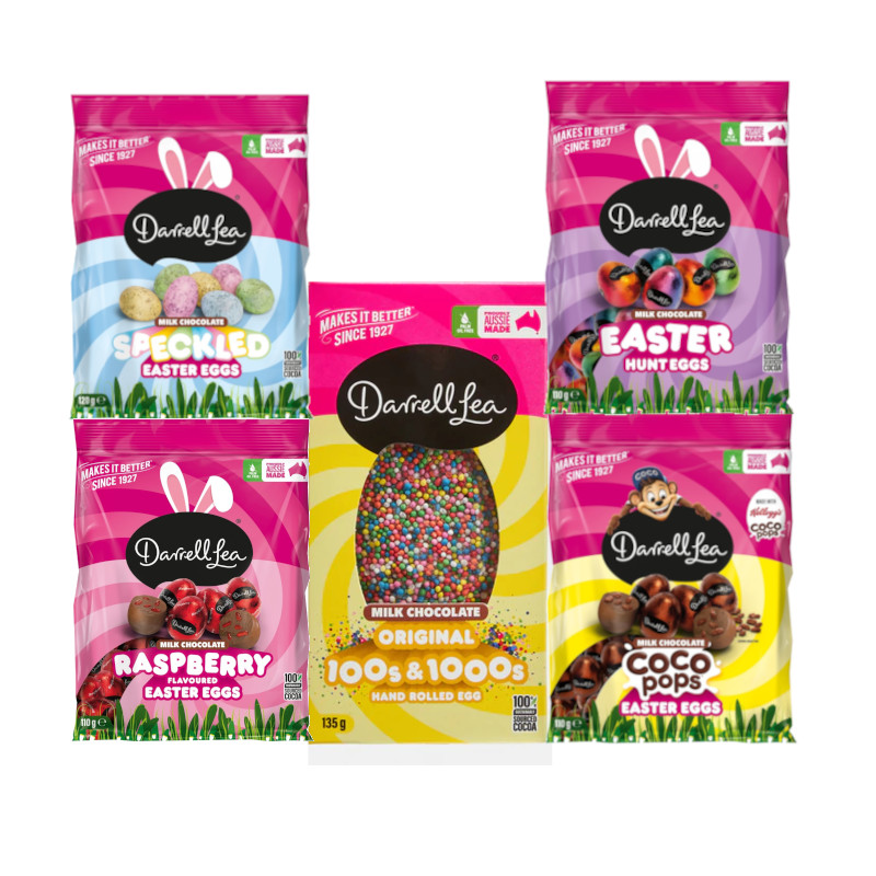 Darrell Lea Easter egg gift pack