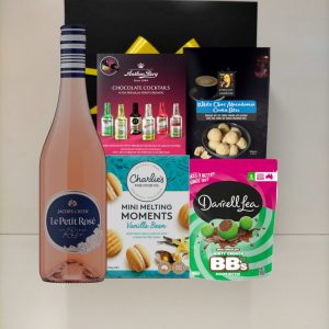 rose cocktails chocolate treats gift