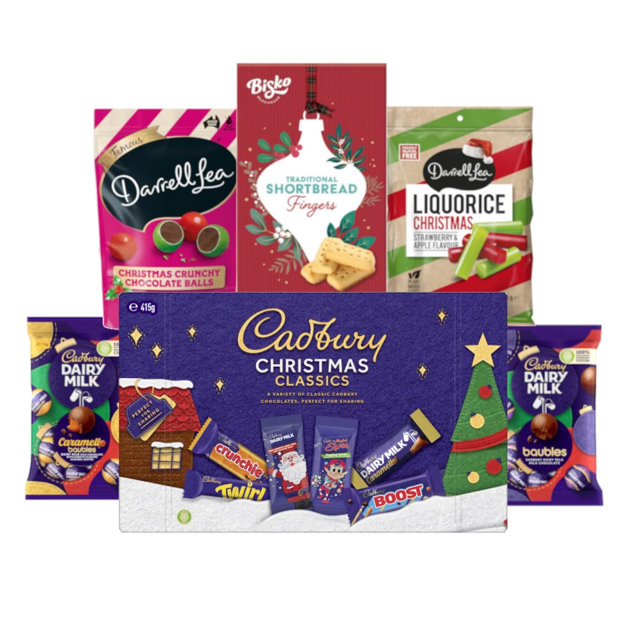 family chocolate christmas gift delivery australia