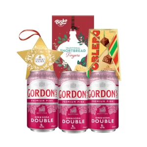 Gordons Pink Gin Christmas gift pack